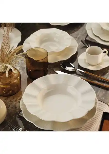 Kütahya Porselen Milena Krem Filesiz 83 Parça Yemek Takımı Detaylı İnceleme