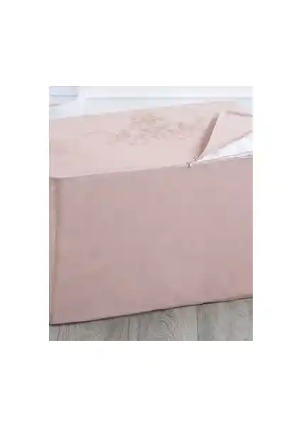 Madame Coco Çiçek Desen Varaklı Hurç Pudra Renkli Şık ve Pratik Depolama Çözümü