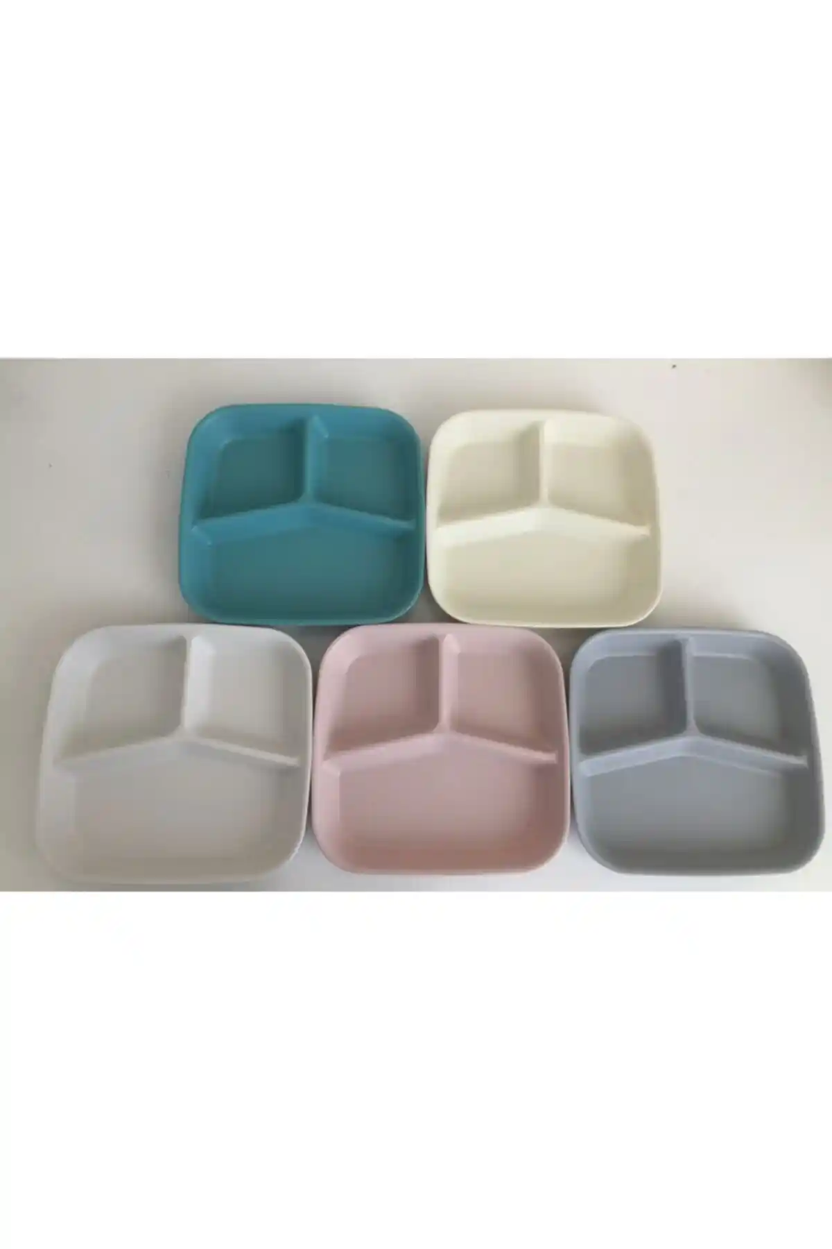 Mira-life 3 Bölmeli Kahvaltı Tabağı Modern Tasarım ve Pratik Kullanım İmkanıyla