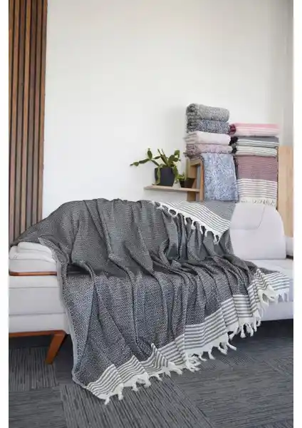 Mutlu Çeyiz Diamond Pamuklu Kanepe ve Çekyat Örtüsü 180x300 cm Çok Amaçlı Kullanım