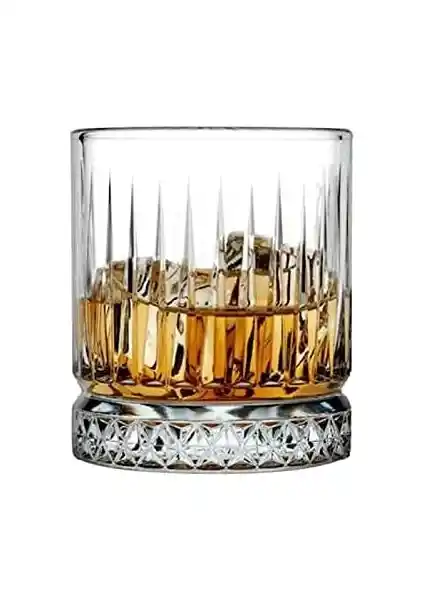 Paşabahçe Desenli Şeffaf Cam Viski Bardağı Seti 12 Parça Modern ve Dayanıklı Tasarım