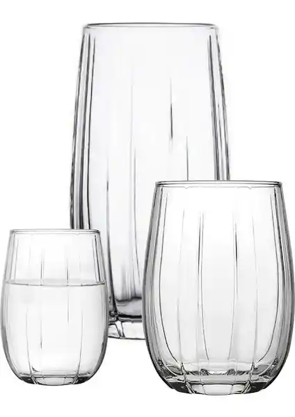 Paşabahçe Linka 18 Parça Cam Bardak Seti Modern ve Dayanıklı Tasarım