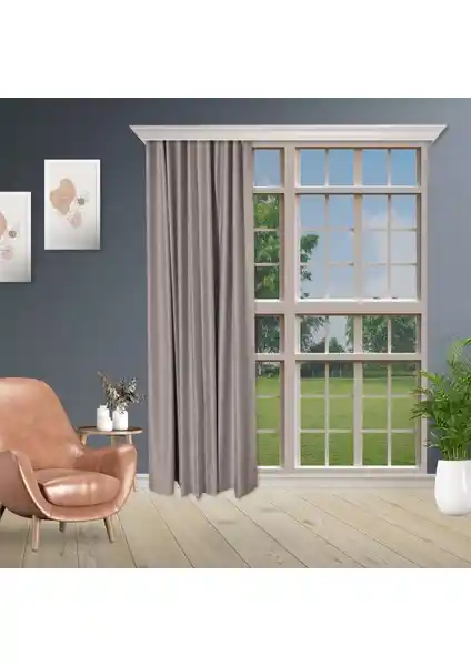 Perhal Gri Black Out ve Perle Home Açık Gri Fon Perde Karşılaştırması