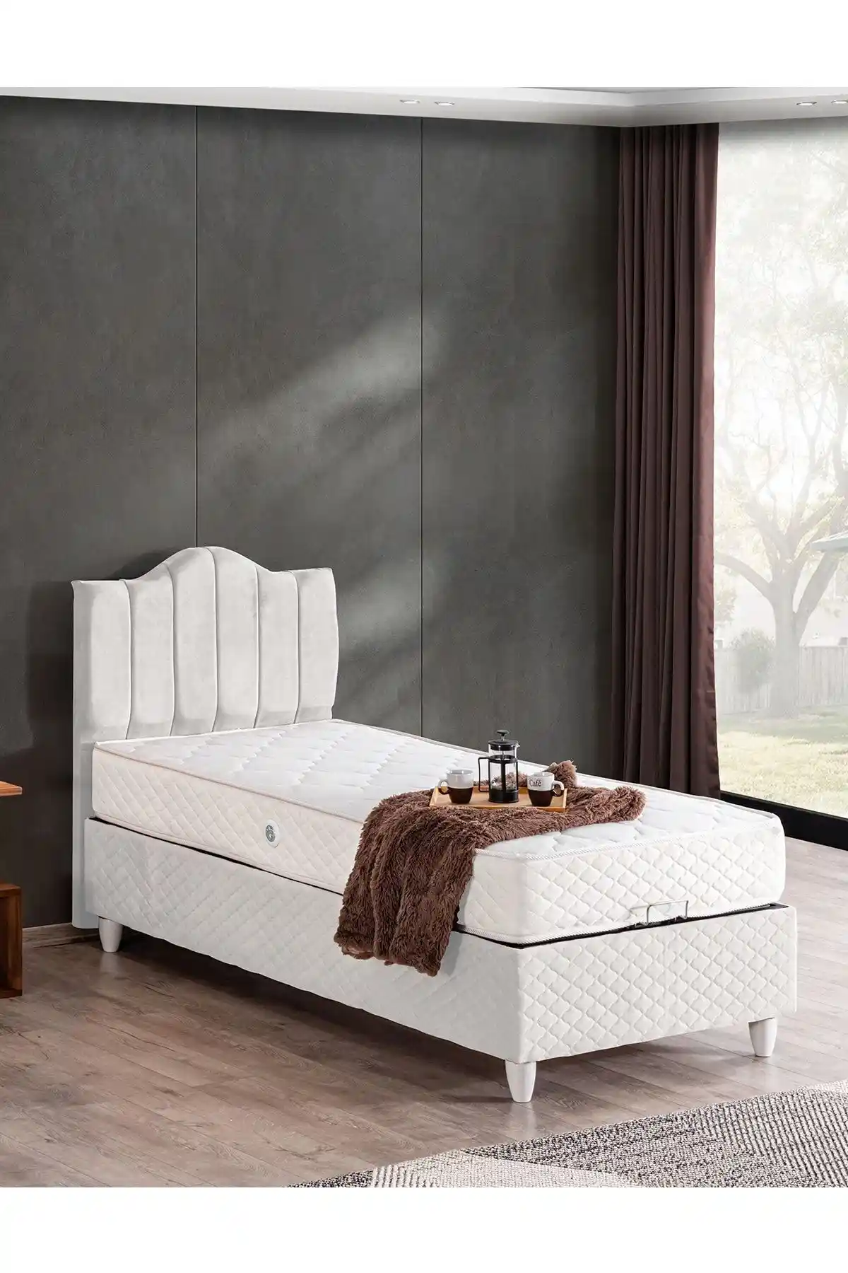 Setay Baza ve Başlık Takımı: Estetik ve Fonksiyonelliği Birlikte Sunan Modern Yatak Seti