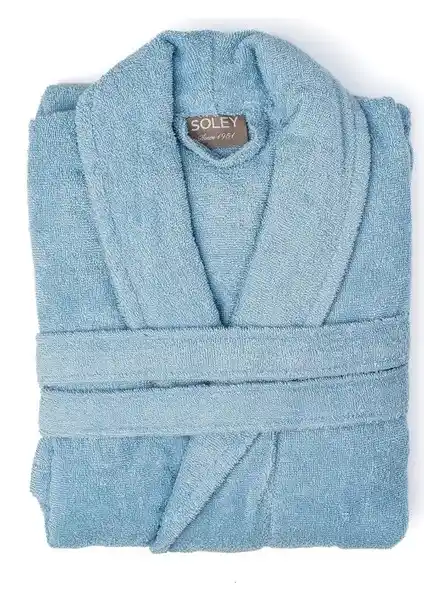 Soley Minerva %100 Pamuklu Unisex Bornoz Kadın ve Erkekler İçin Konfor ve Şıklık