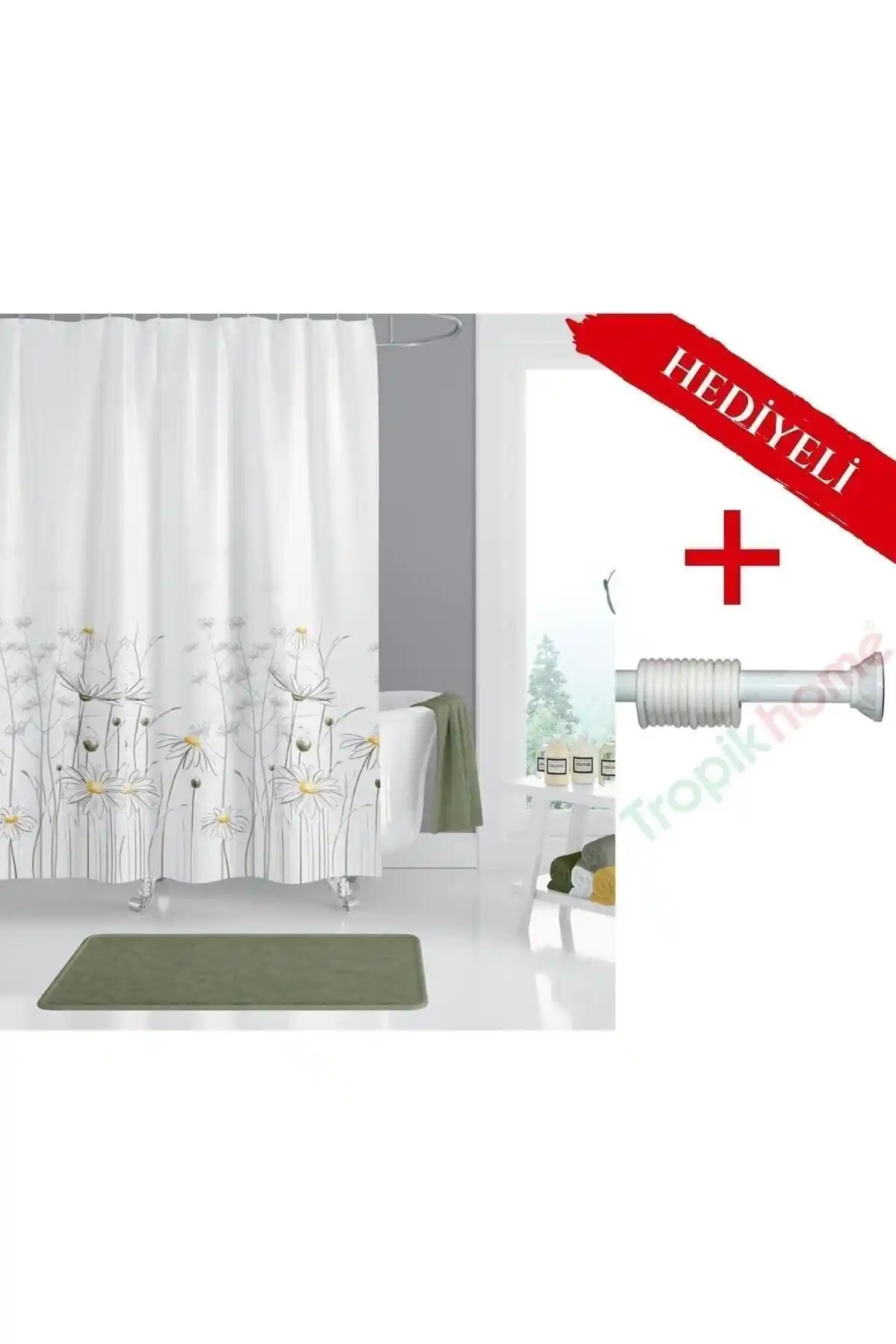 Tropikhome Banyo Perdesi Estetik ve Fonksiyonel Tasarımıyla Banyonuzu Yeniler