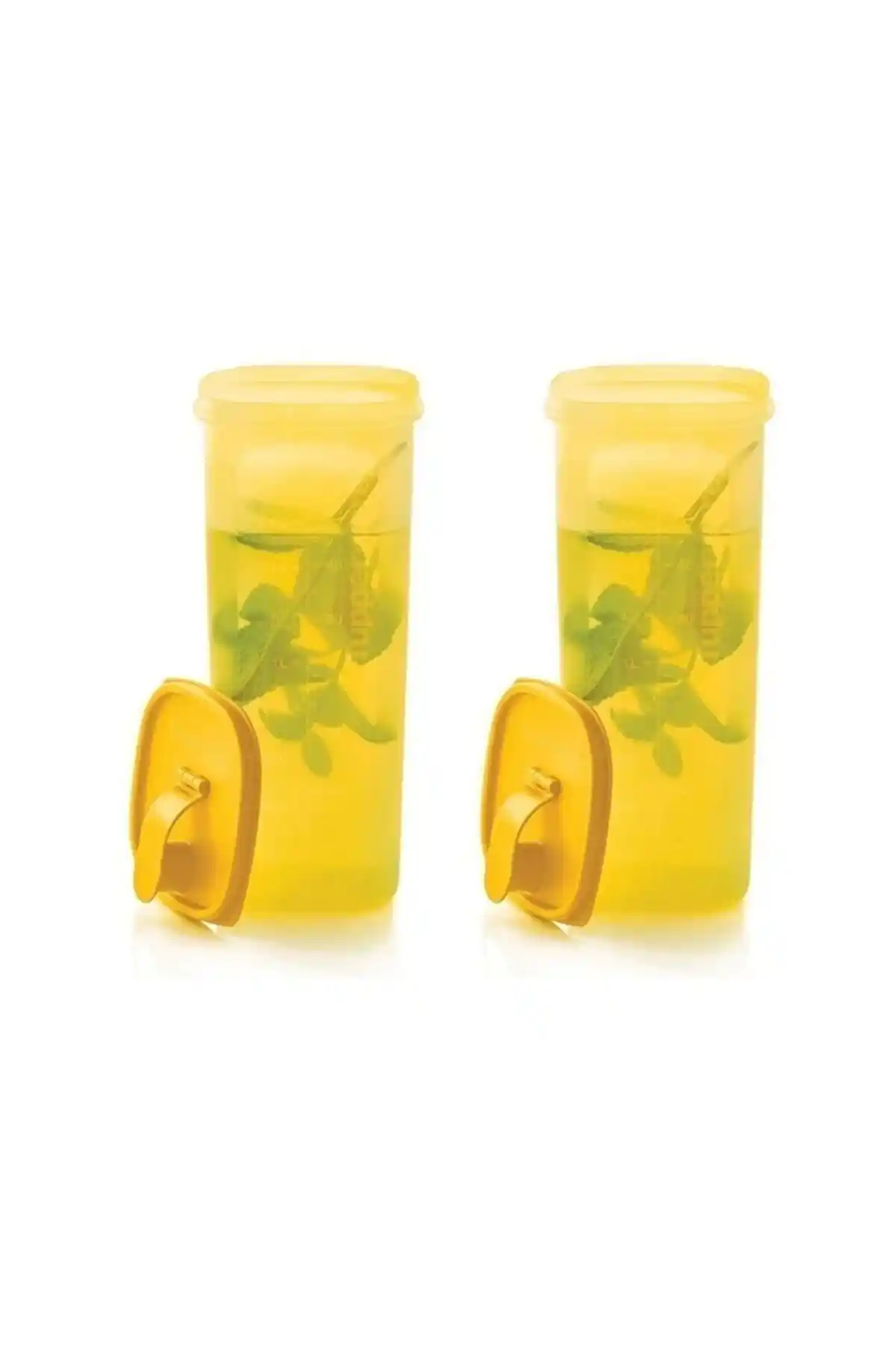 Tupperware Çok Amaçlı Sürahi Ikili Ayçiçeği 2 Litre Dayanıklı ve Estetik Tasarım