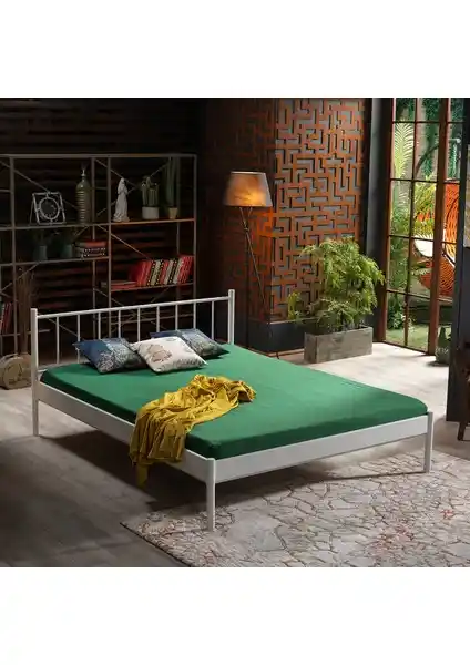 Unimet Falez-S Çift Kişilik Ferforje Metal Karyola: Estetik ve Dayanıklılık Sunan Modern Tasarım