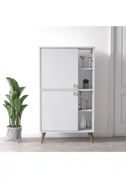 Vega Yüksek Dolap: Modern Tasarım ve Fonksiyonellik Sunan Dayanıklı Mobilya Parçası