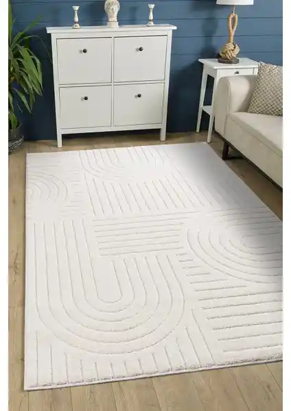 Venucci Quincey Bukleli Yumuşak Peluş Post Halı Modern ve Konforlu Tasarım