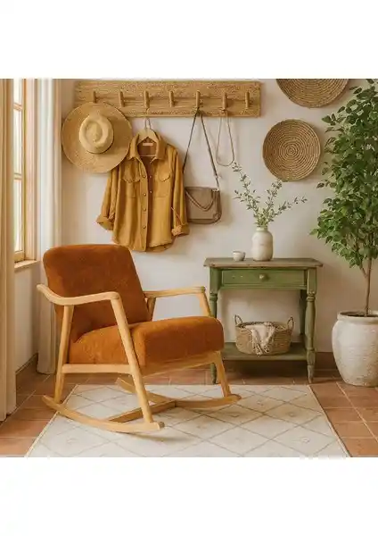 Zem Rock Bohem Sallanır Berjer: Modern Tasarım ve Konfor Sunan Oturma Parçası