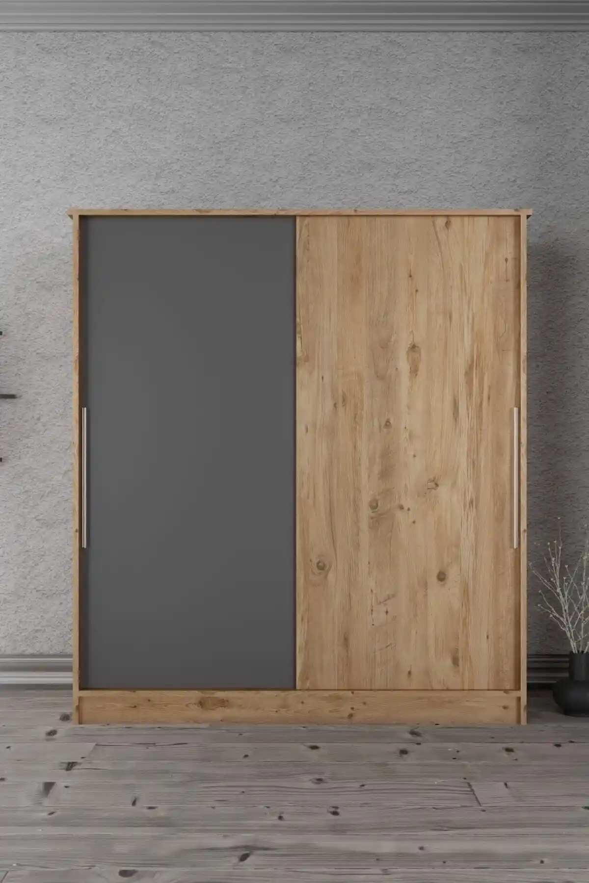 Aeka AE-4001 Zambak Sürgülü Gardrop: Modern ve Fonksiyonel Depolama Çözümünüz