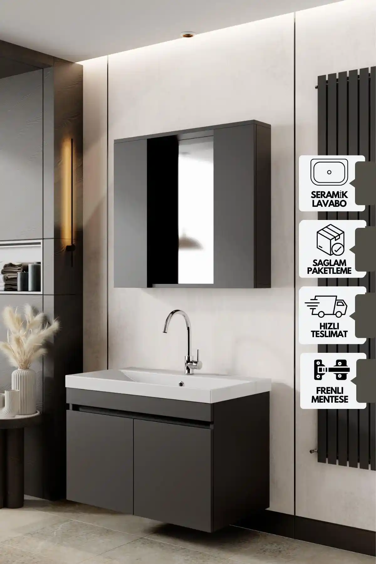 Arya Banyo Dolabı Seti Modern ve Fonksiyonel Tasarımıyla Banyonuzu Yeniler