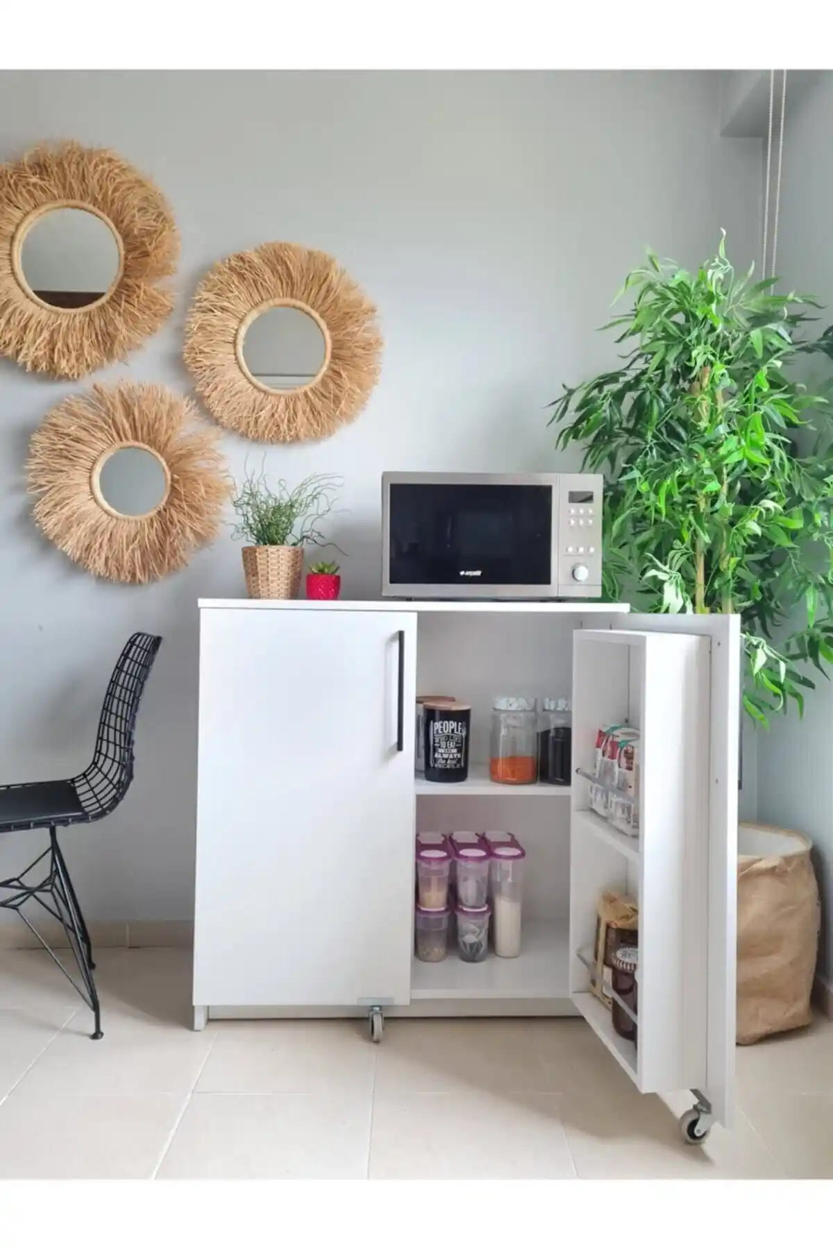 Avmpark Erzak Dolabı 90 Beyaz - Modern ve Dayanıklı Depolama Çözümü