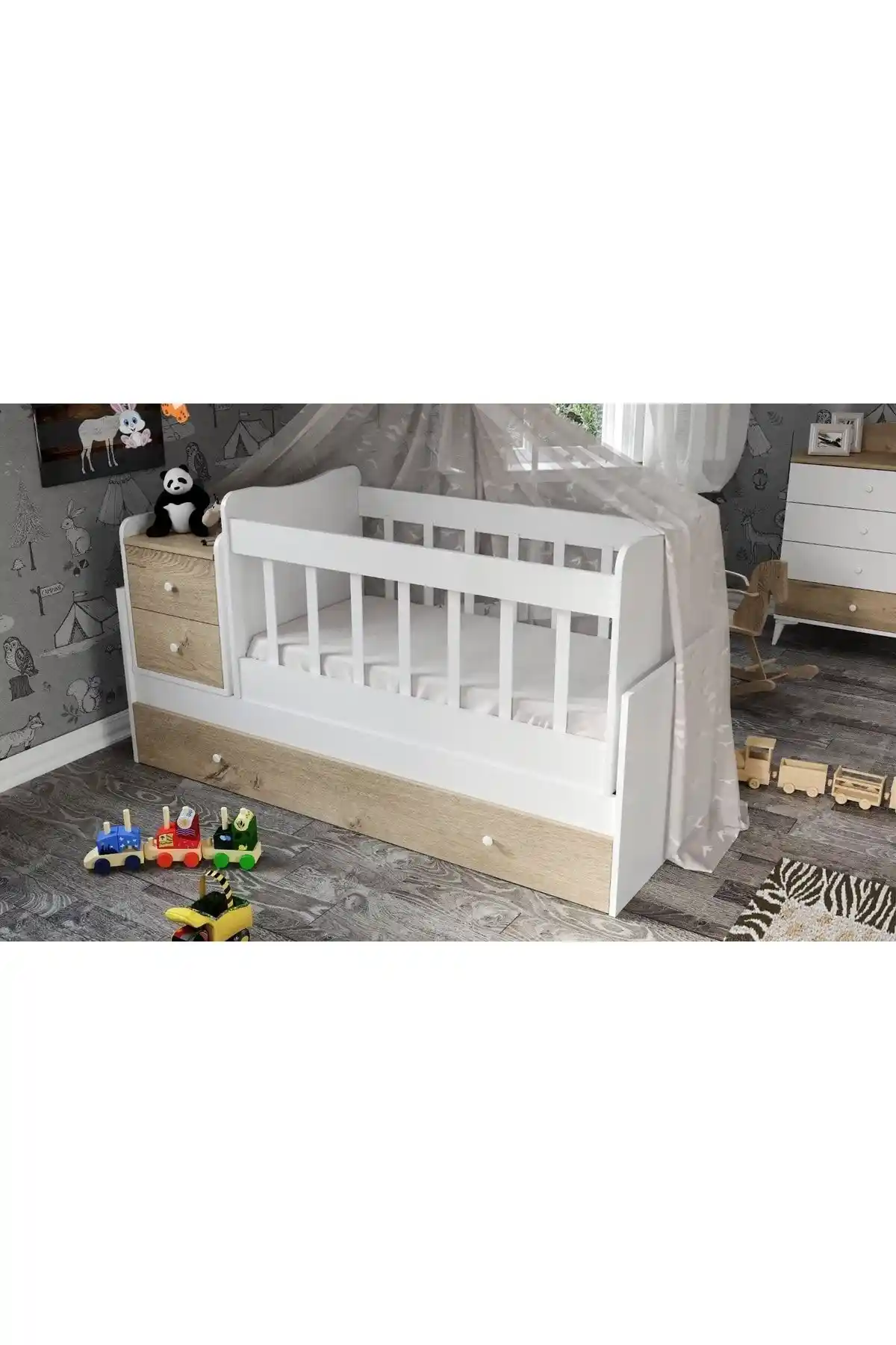 Baby Darling Sansa Büyüyen Beşik: Uzun Ömürlü ve Güvenli Bebek Uyku Çözümü