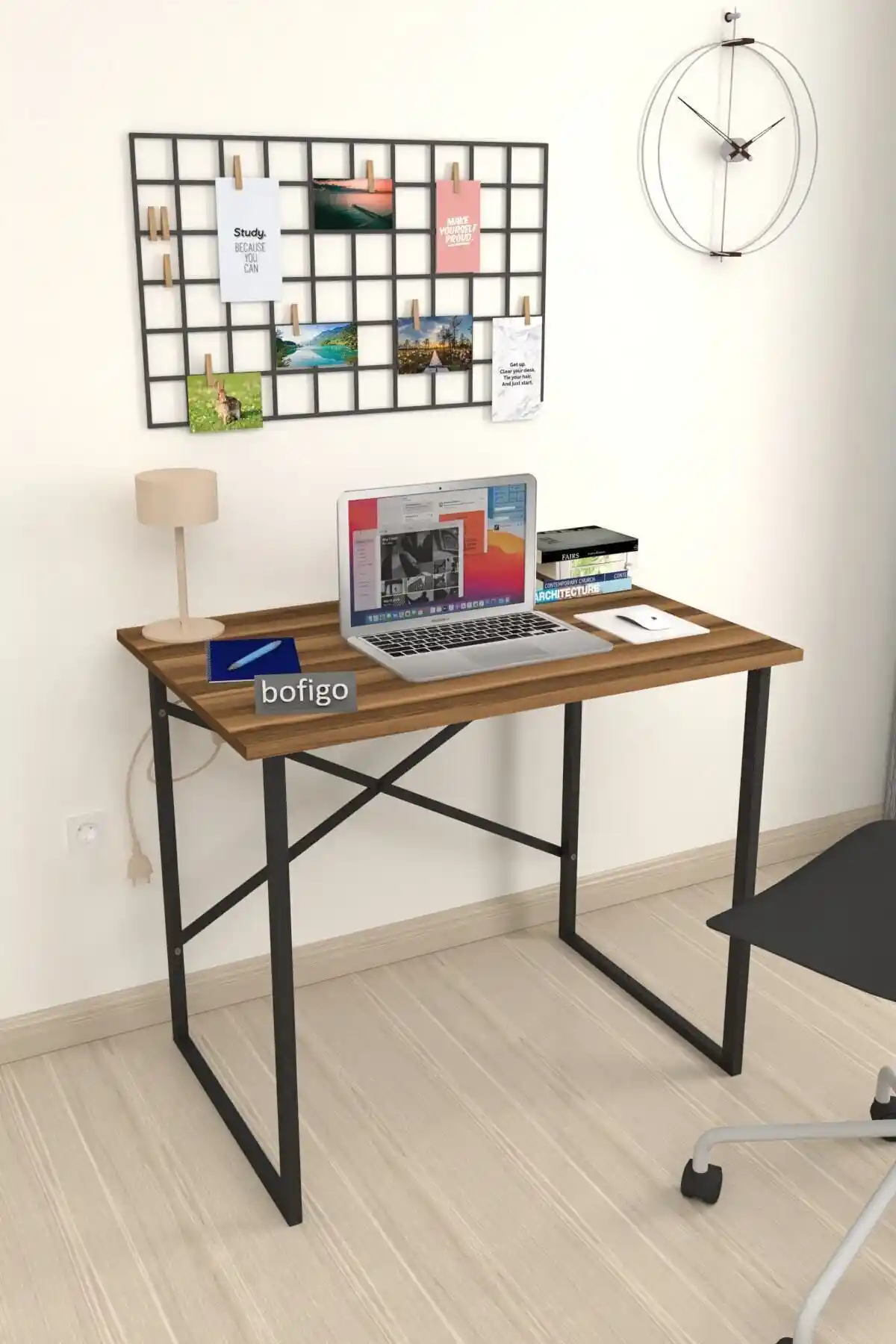 Bofigo 60x90 cm Modern Çalışma Masası, Dayanıklı ve Ergonomik Ofis ve Ev Kullanımı İçin