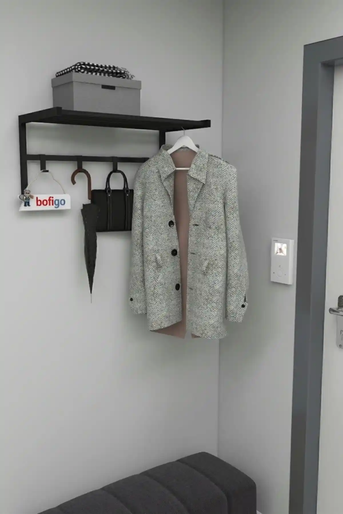 Bofigo Metal Duvar Askısı Modern ve Dayanıklı Tasarımıyla Ev ve Ofis İçin Uygun