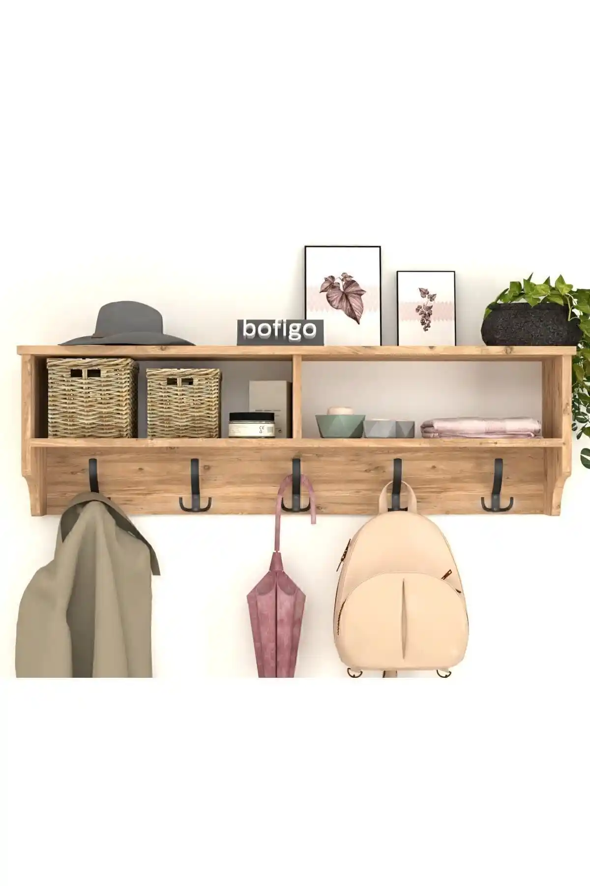 Bofigo Portmanto Duvar Askılığı Modern ve Dayanıklı Tasarım Çözümü