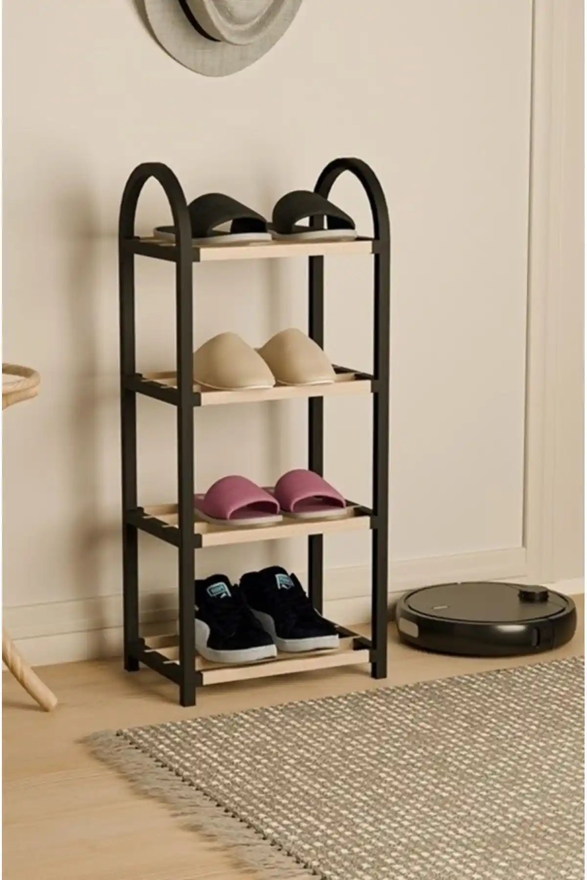 Çavdar Group Chawood Mini Ahşap Ayakkabılık Modern ve Kompakt Tasarımıyla Ev Dekorasyonuna Şıklık Katar