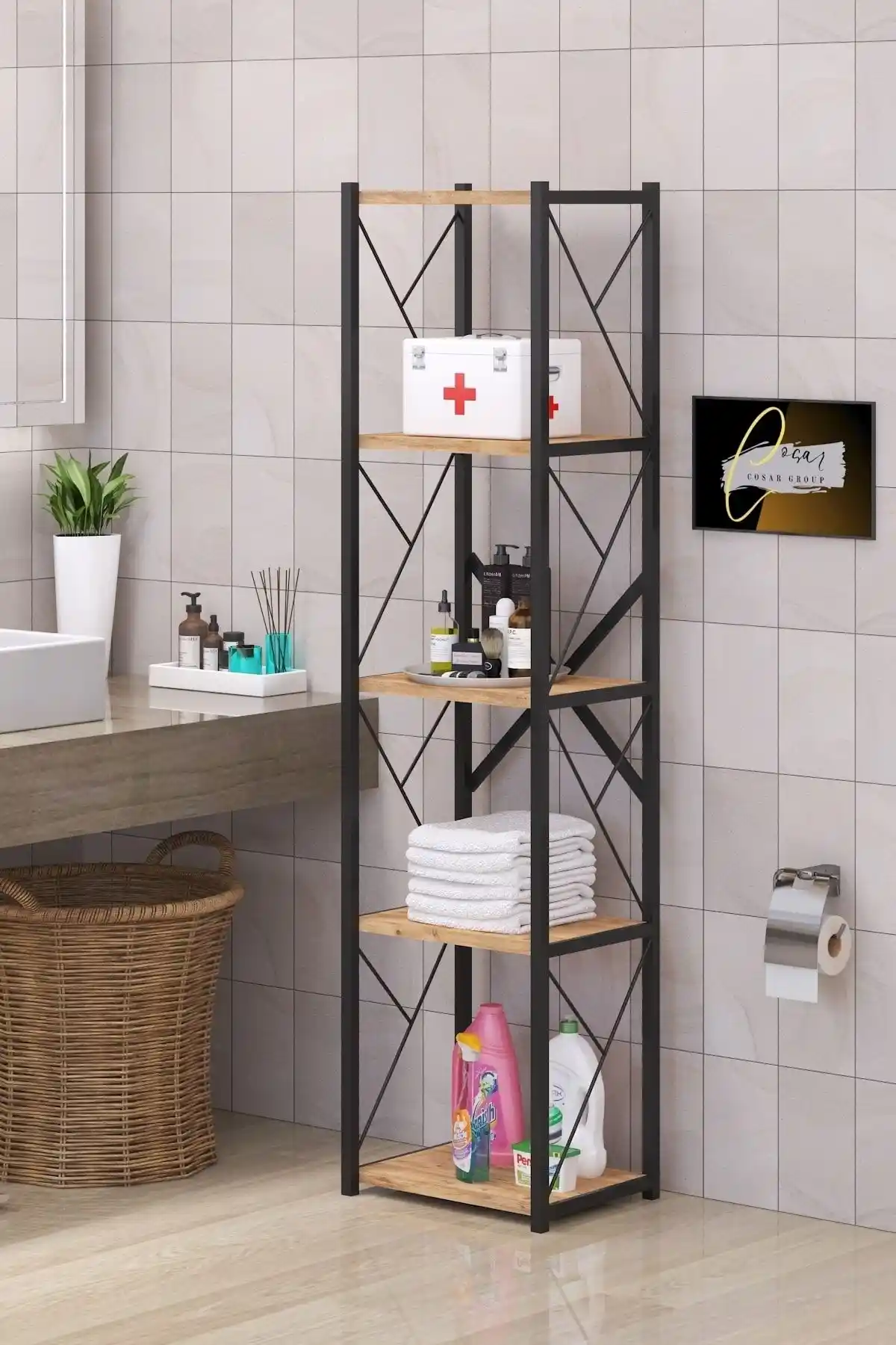 Cosargroup Ege Banyo Düzenleyici: Çok Amaçlı ve Şık Depolama Çözümü