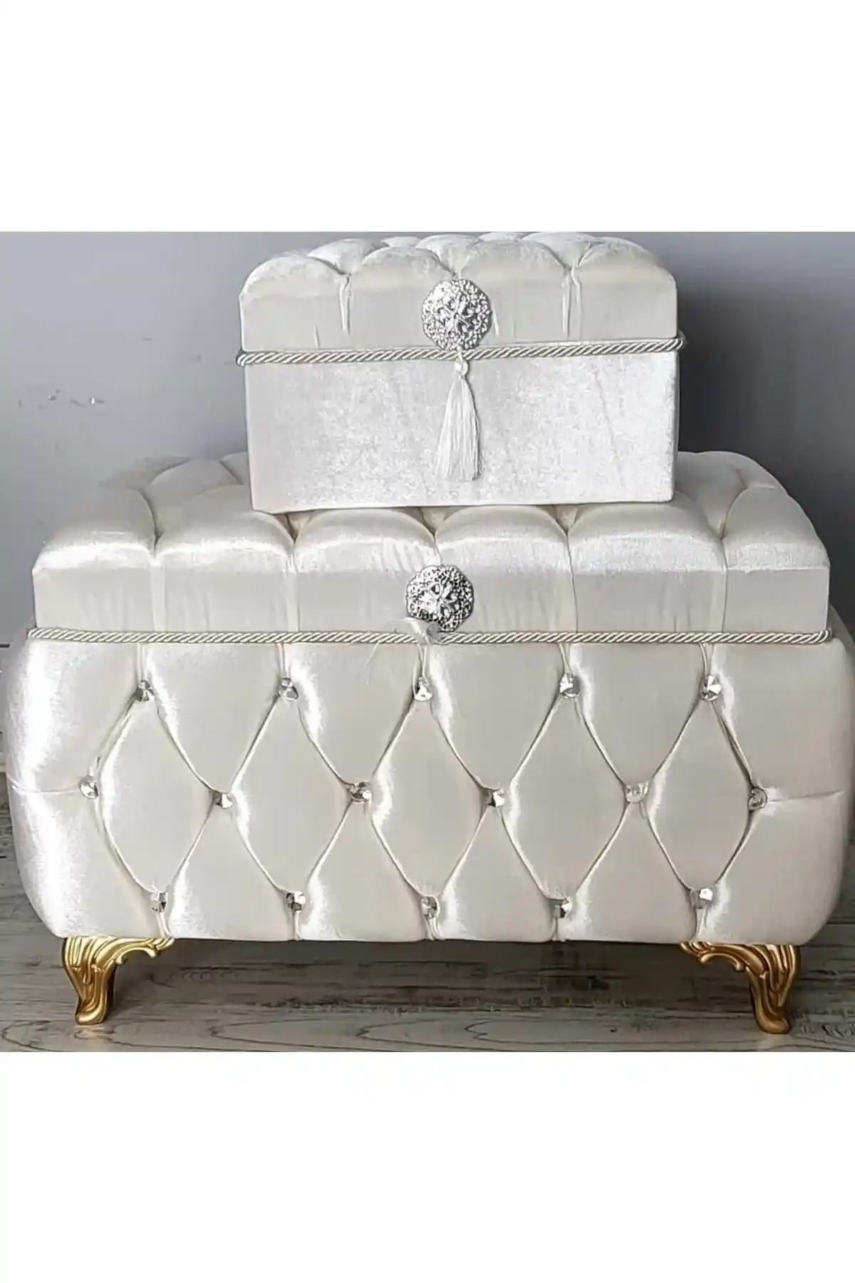 Duru Sevval İkili Çeyiz Sandığı: Modern ve Şık Tasarım ile Dayanıklı Depolama Çözümü