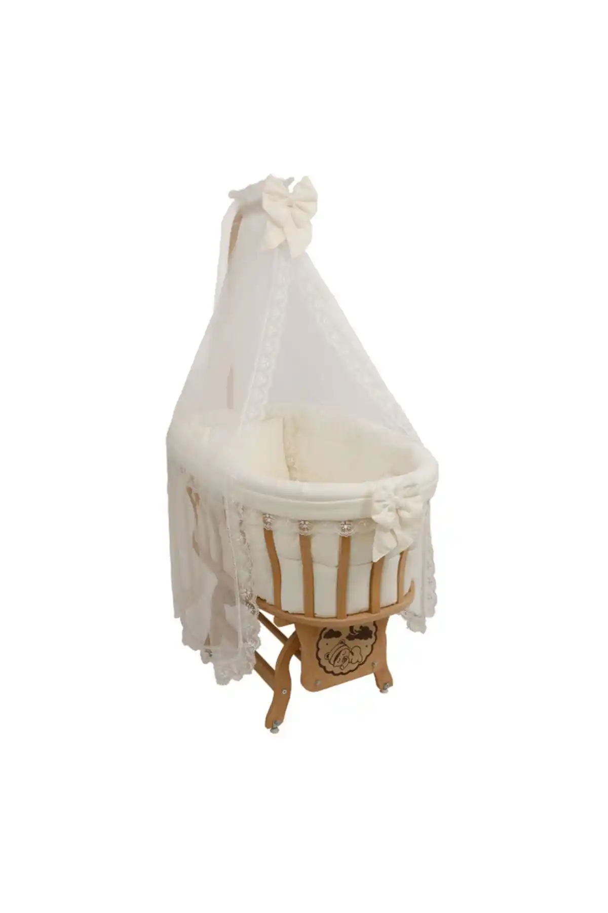 Duux Naturel Sepet Sallanır Beşik Uyku Seti Güvenli ve Doğal Malzemelerle Tasarlandı
