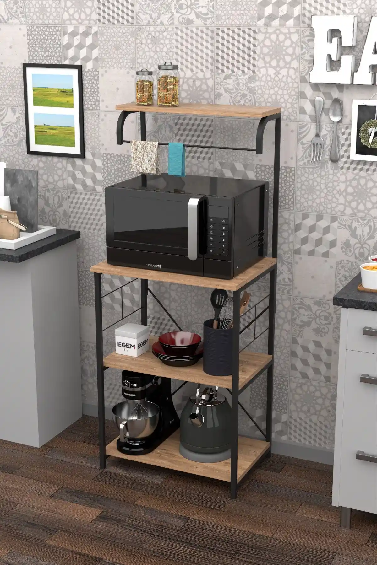 EGEMEV Çok Amaçlı Mutfak Dolabı Modern ve Dayanıklı Tasarımıyla Göz Kamaştırıyor