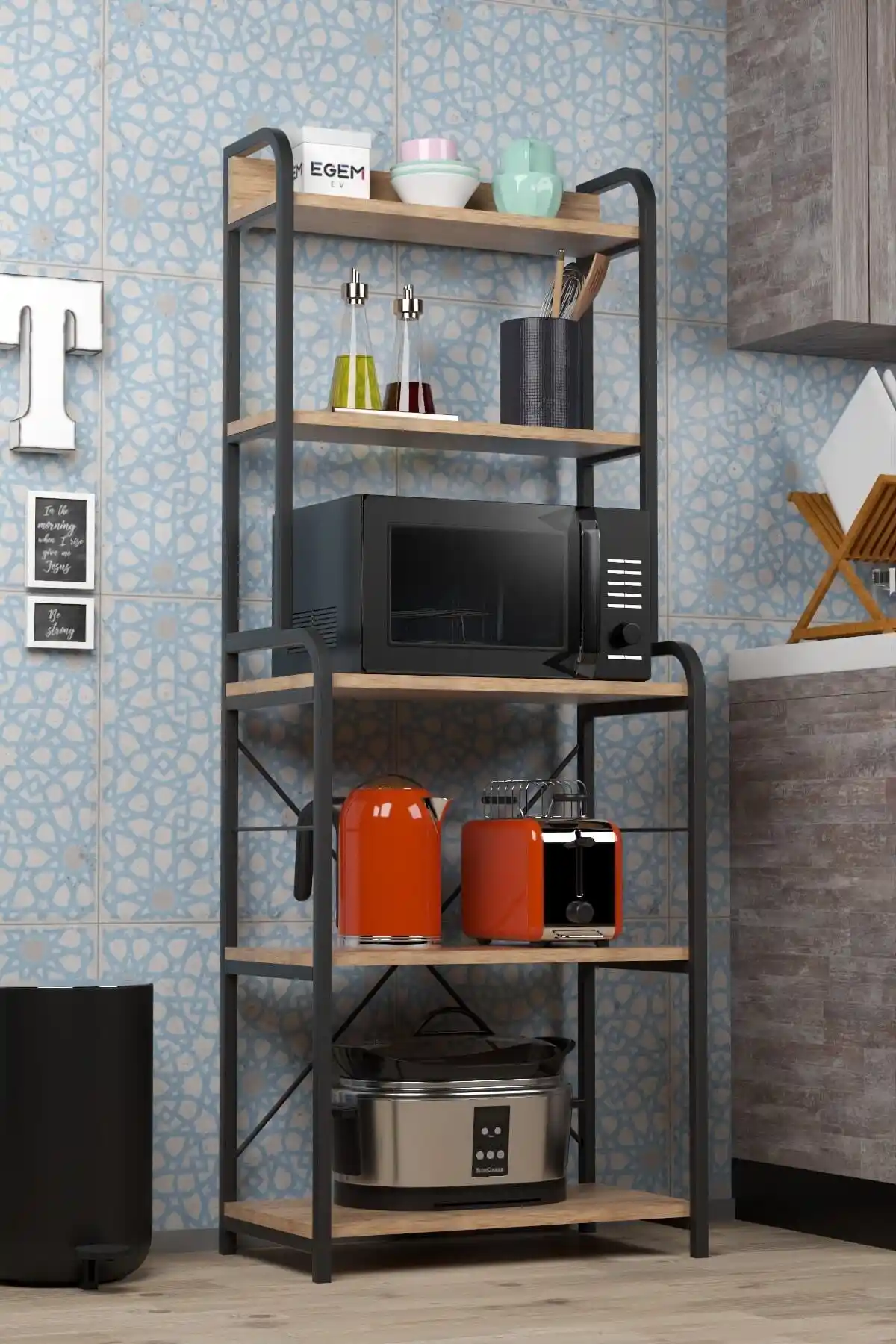 EGEMEV Çok Amaçlı Mutfak Dolabı Modern ve Şık Tasarım ile Geniş Depolama Alanı