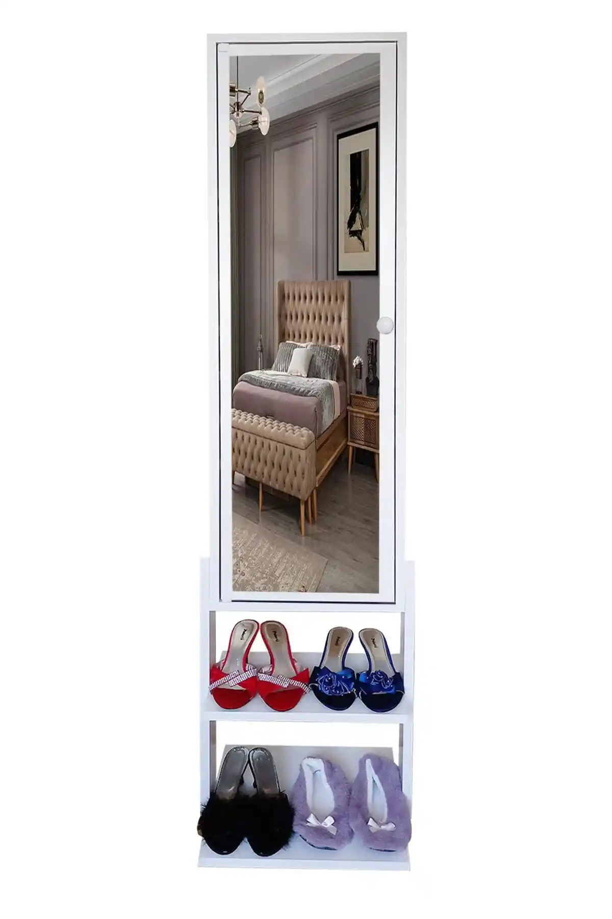 First Mobilya Yıldız Demonte Takı Dolabı Estetik ve Fonksiyonel Saklama Çözümü