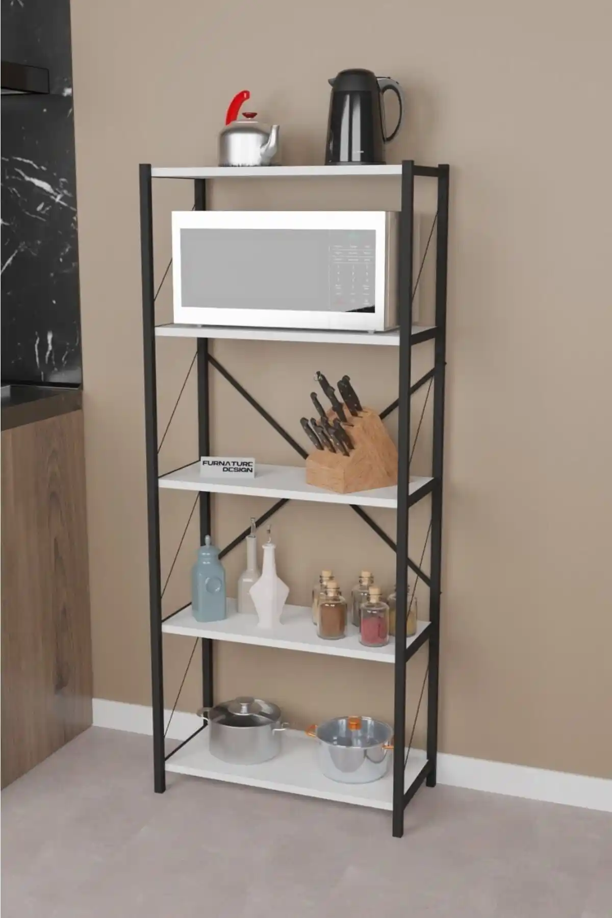 FurnatureDesign Metal Mutfak Rafı İncelemesi: Estetik ve Fonksiyonellik Bir Arada