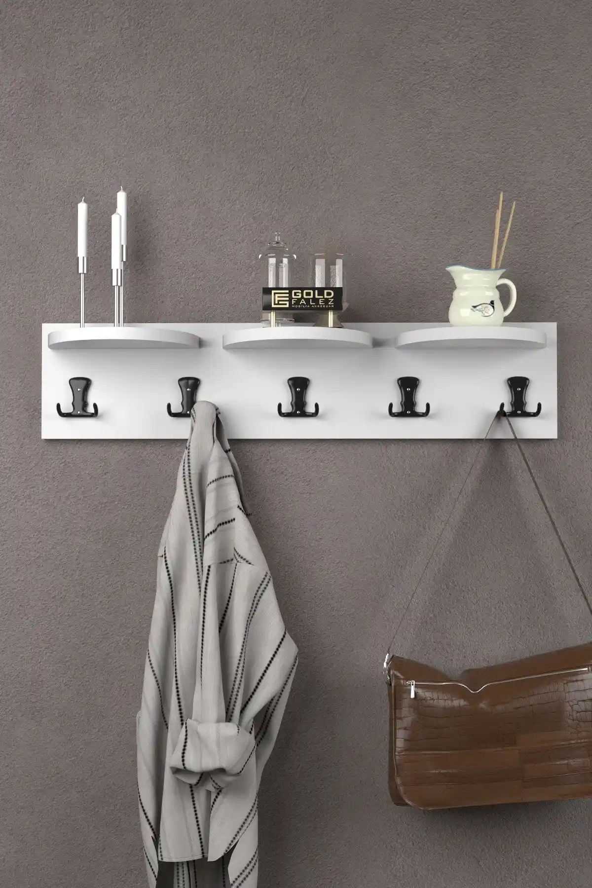 İlkal Askılık Duvar Elbise Askılığı ile Modern ve Şık Depolama Çözümü