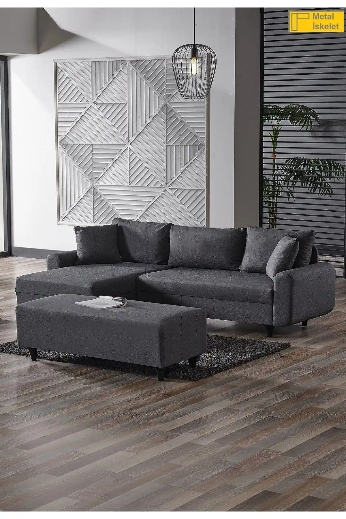 Kagu Corner Flavia Puflu Köşe Takımı Modern Tasarım ve Çok Yönlülük Sunar