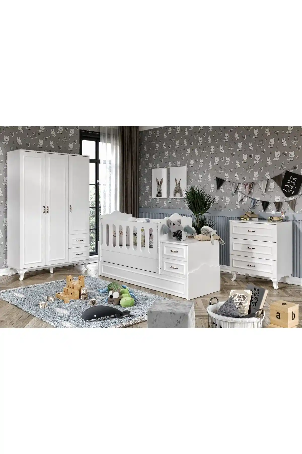 Kartopu Country Tarzı Bebek Odası Takımı: Şıklık ve Fonksiyonellik Bir Arada