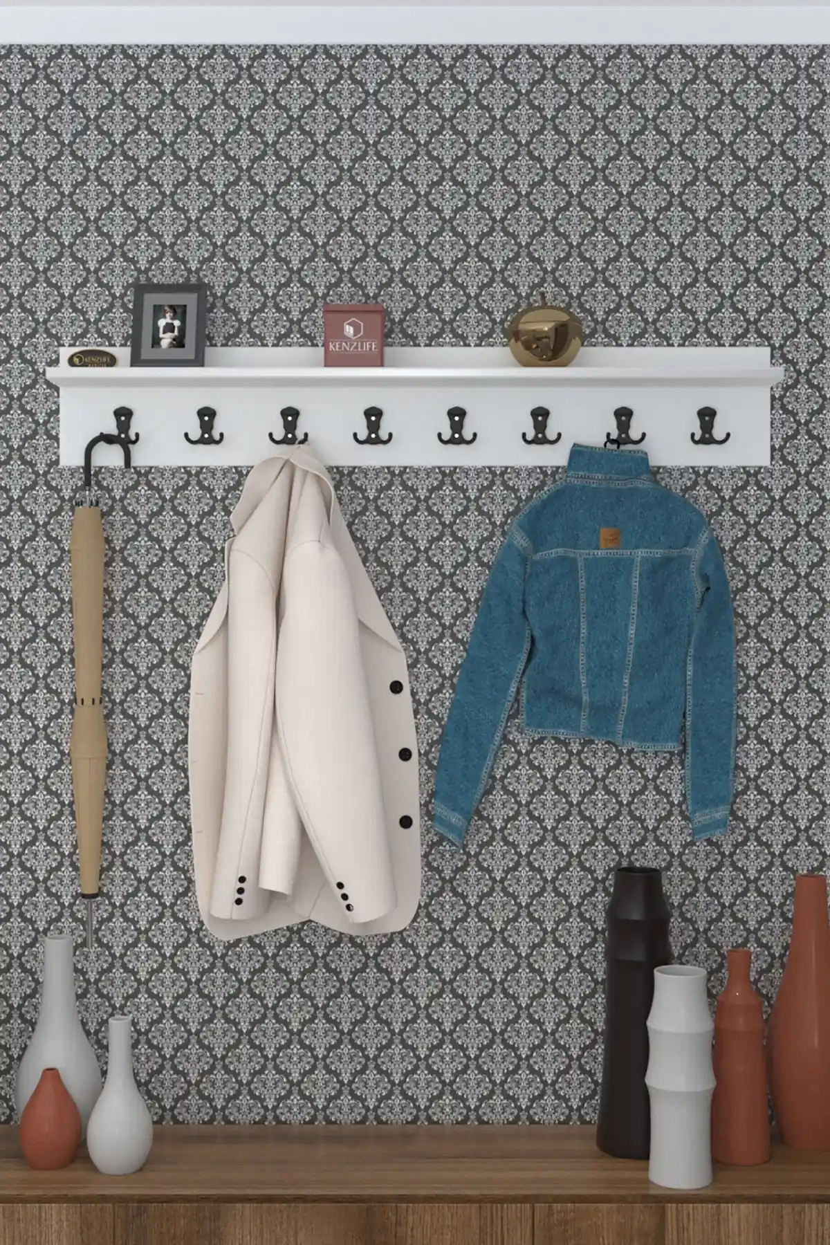 Kenzlife Elbise Askılığı Modern ve Minimalist Tasarımıyla Ev Dekorunu Tamamlar