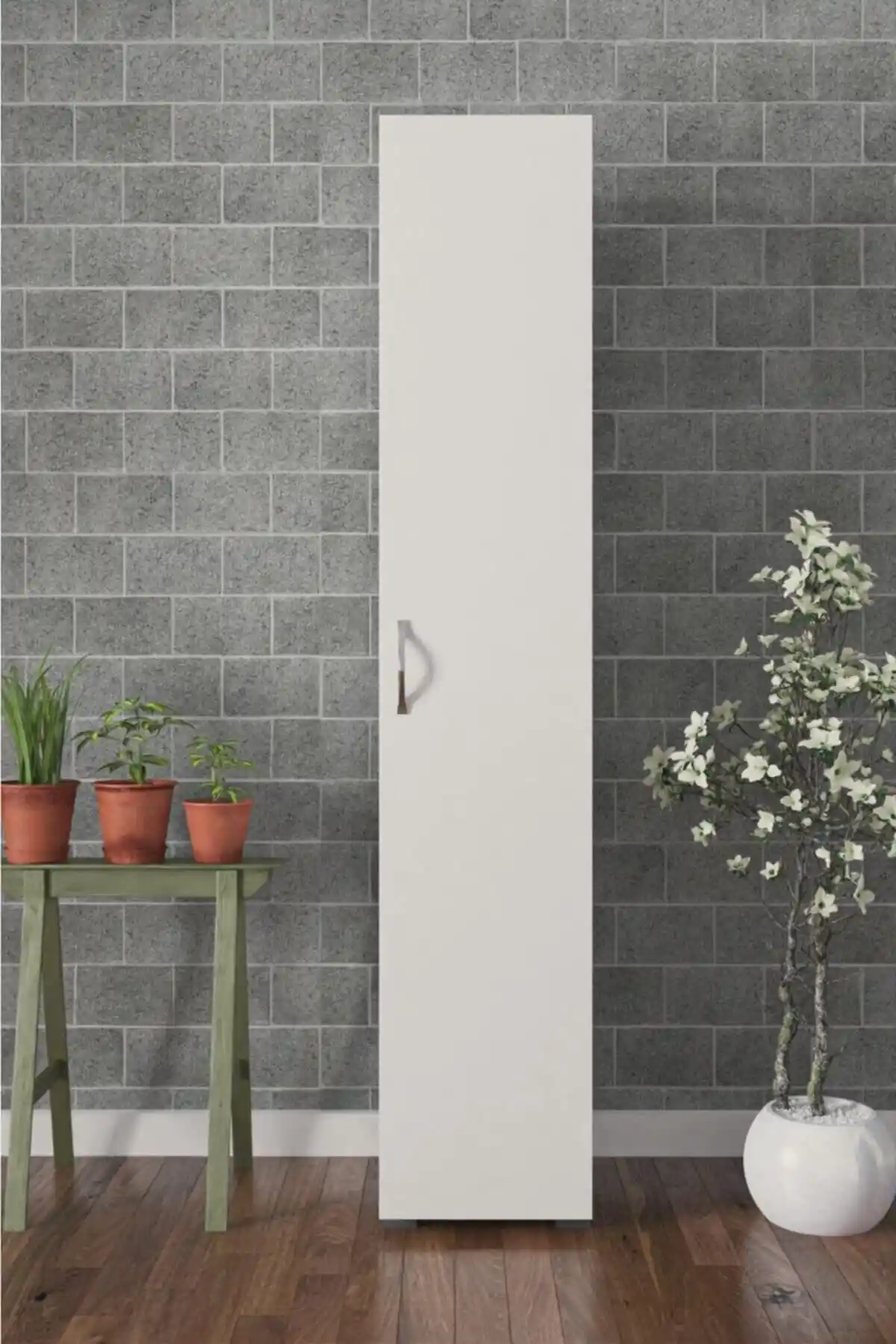 Kzy Mobilya Tek Kapak 5 Raflı Dolap: Modern ve Pratik Depolama Çözümü