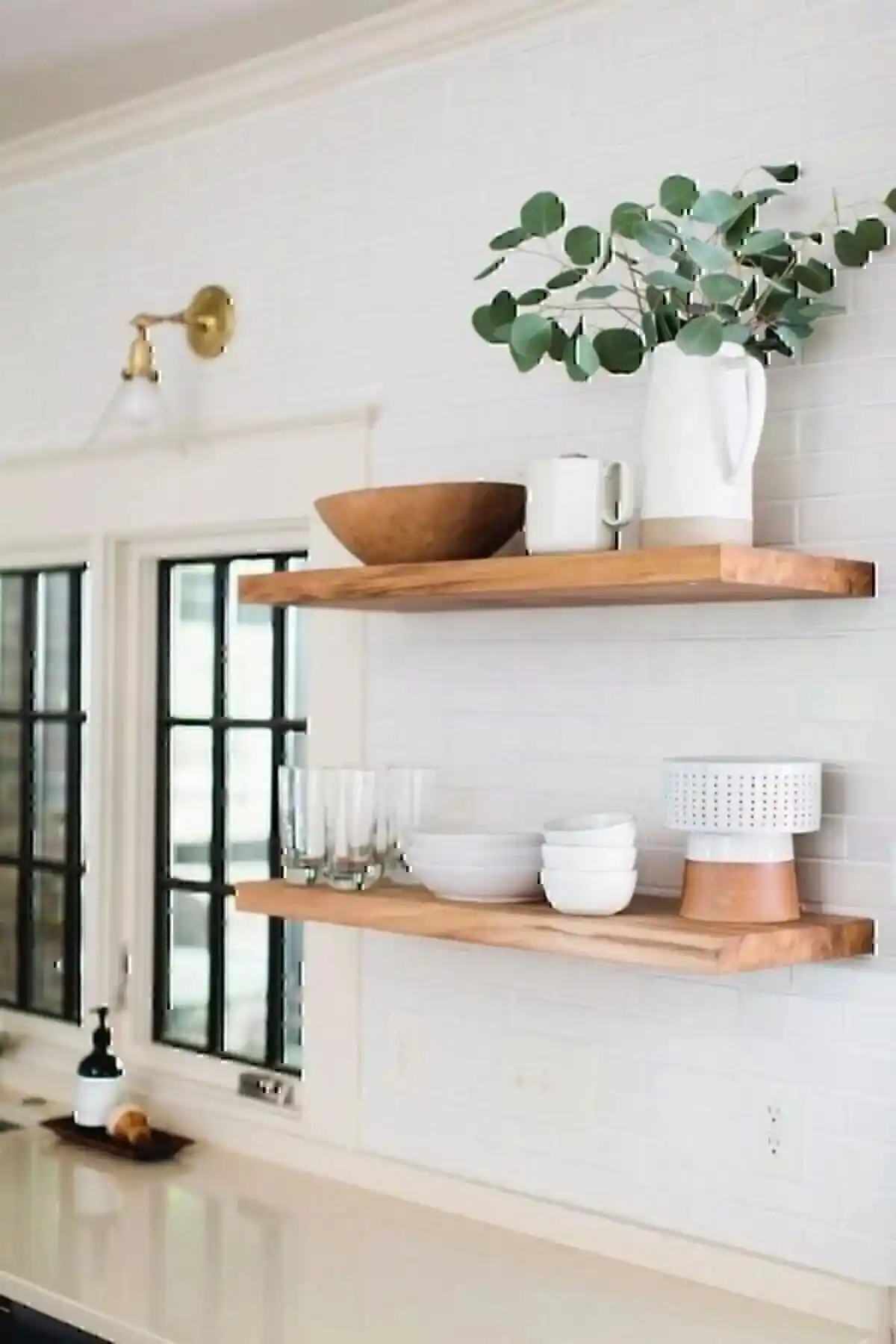 LİNDE HOME 2'li Masif Duvar Rafı - Modern ve Dayanıklı Ahşap Tasarım