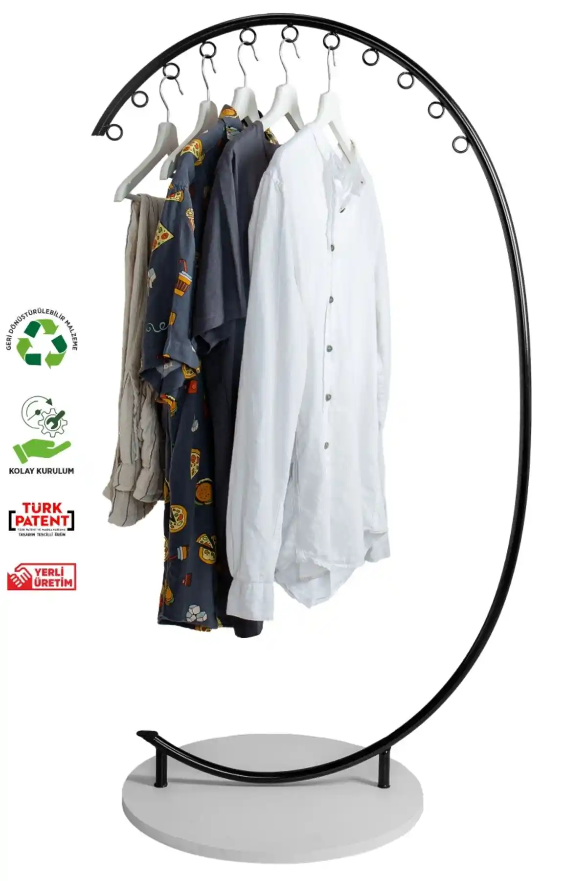 Medusa Metal Ayaklı Askılık: Modern ve Dayanıklı Tasarım ile Ev ve Ofis Düzeni