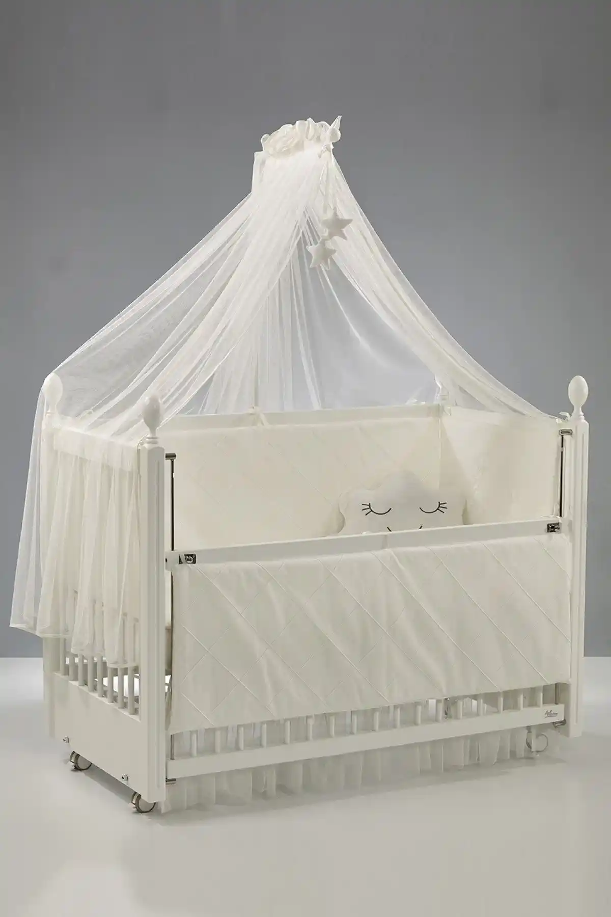 Meltem Smart Kral Anne Yanı Ahşap Beşik: Modern Tasarım ve Güvenlik Özellikleri