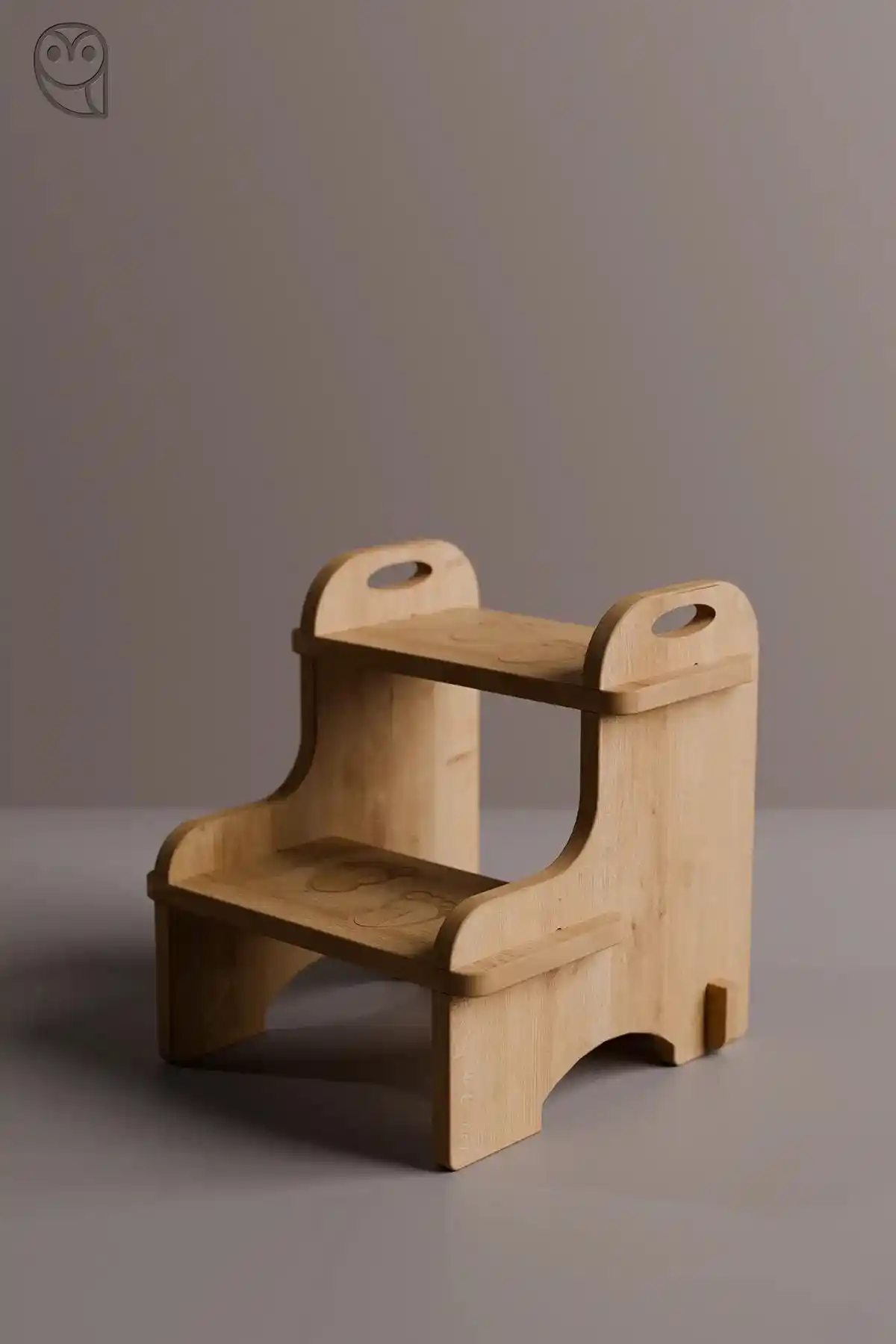 Mionte Flat-Pack Basamak Çocuk ve Yetişkin Kullanımı İçin Güvenli ve Şık Merdiven