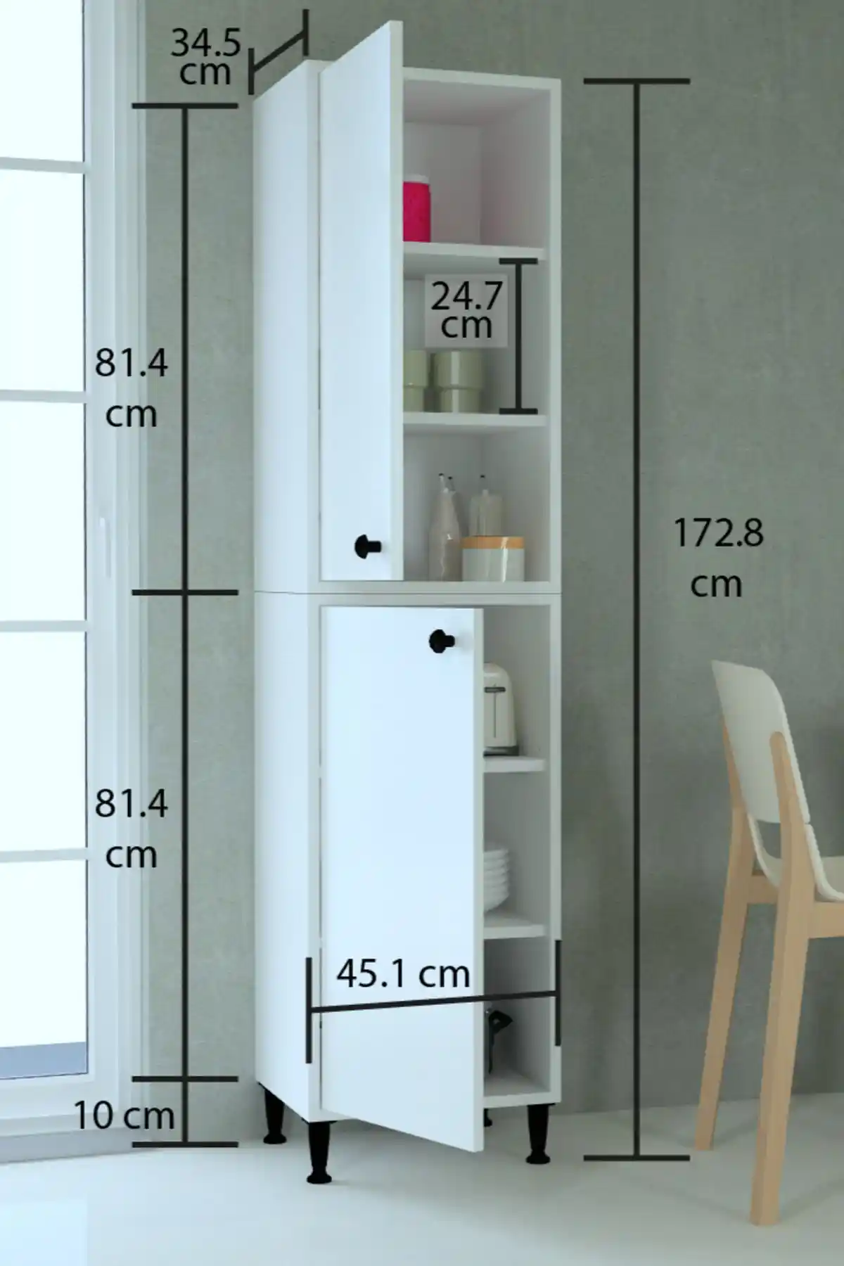 MOBİLİQUE Kumru Banyo Dolabı: Modern ve Şık Tasarım ile Banyonuzu Yenileyin