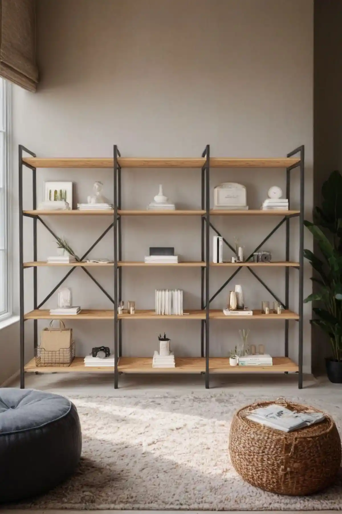 Mobitopya Nilamu Çam Kitaplık: Estetik ve Fonksiyonellik Sunan Modern Tasarım