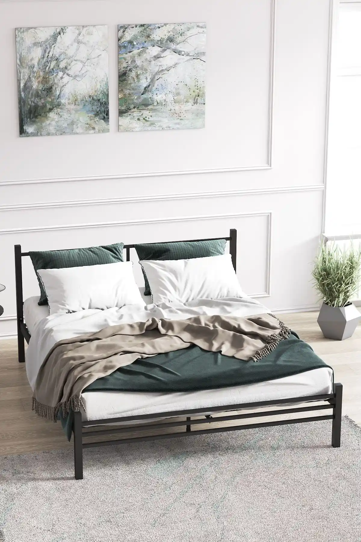 Mobpazar Metal Karyola: Şık ve Dayanıklı Modern Yatak Çözümü