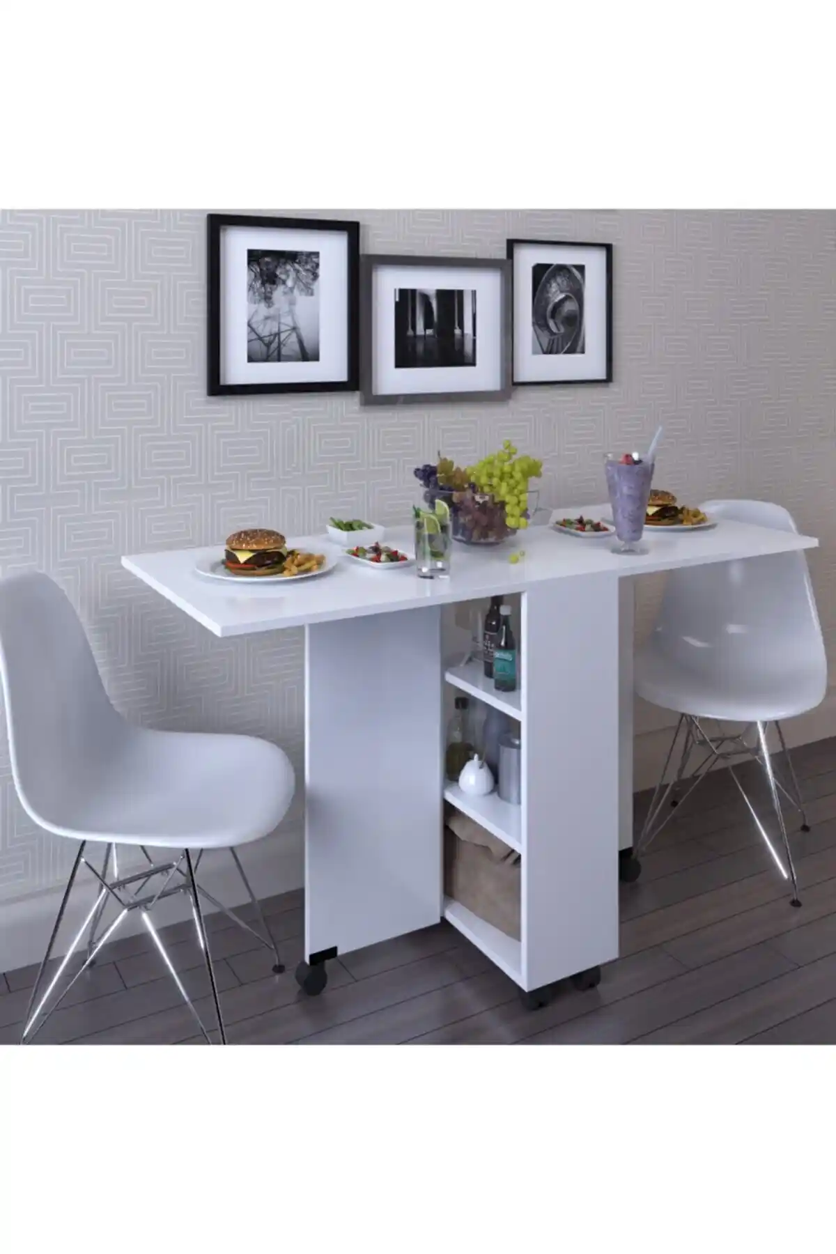 Modern ve Çok Yönlü Katlanır Masa Dekorfim Ultra Flamingo Tasarımı ve Özellikleri