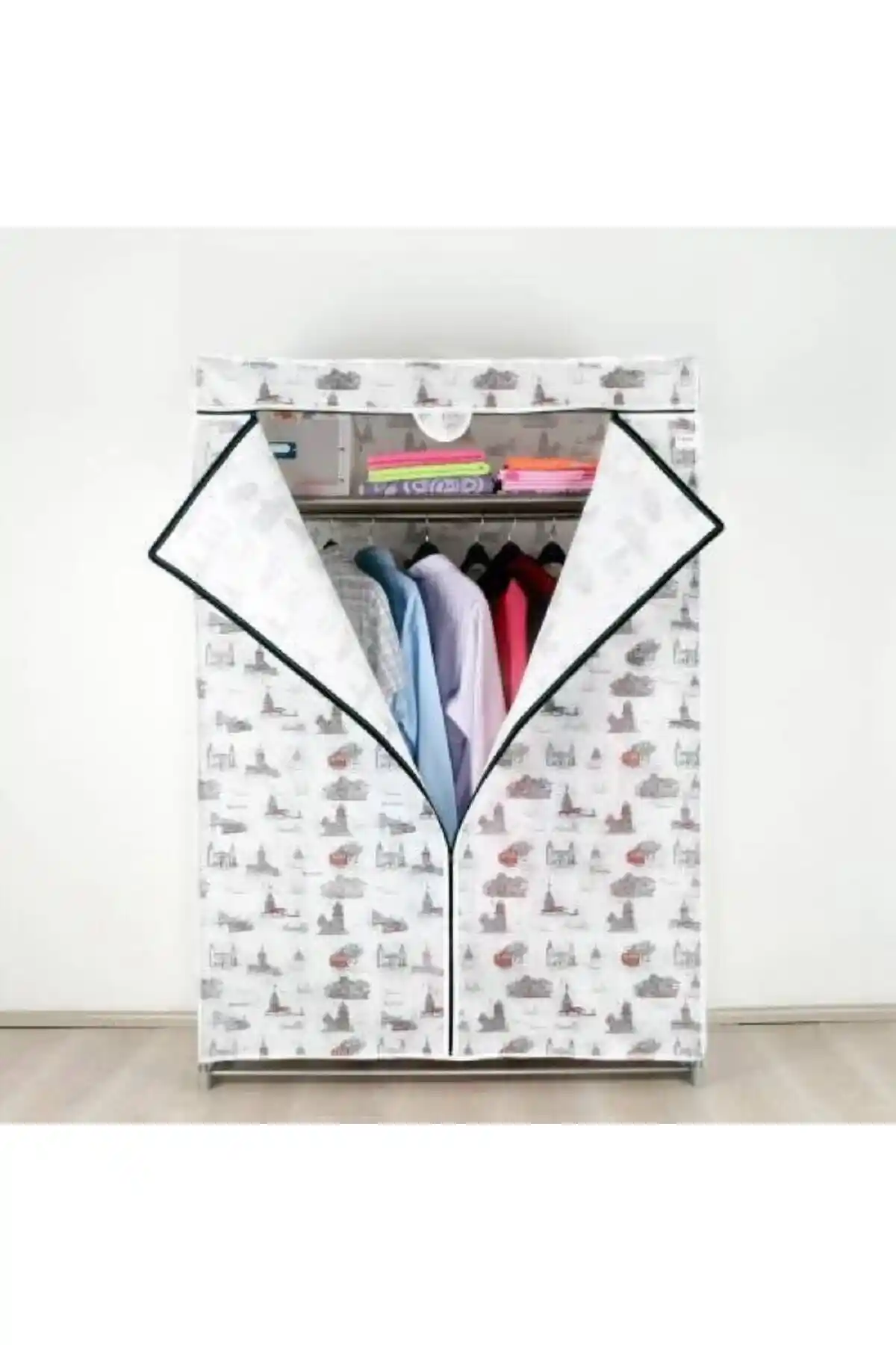 Modern ve Dayanıklı Çelik Borulu Plastik Gardırop ile Ev Düzeninizi Sağlamlaştırın