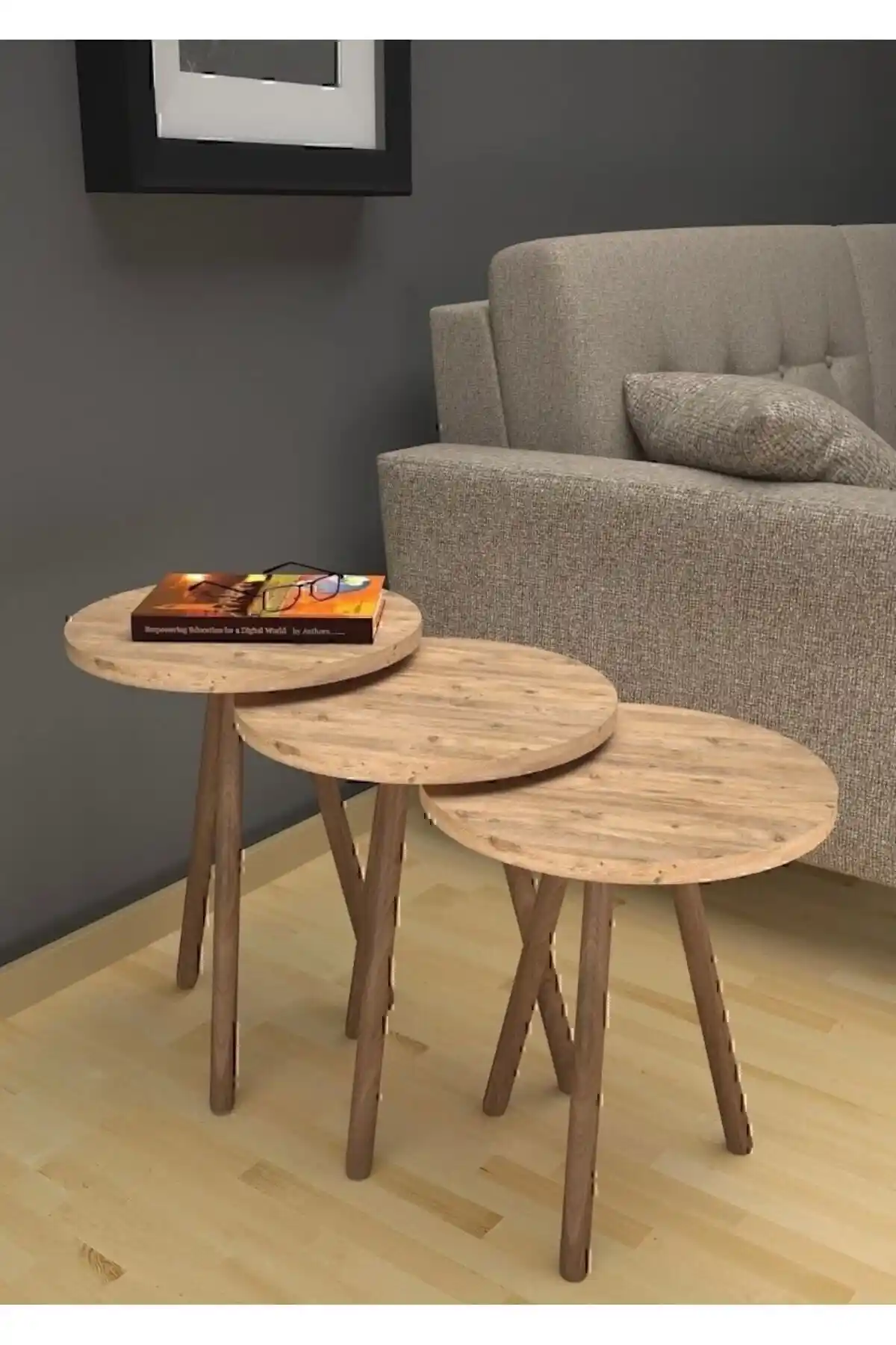 Modern ve Şık Genel Markalar 3’lü Yuvarlak Zigon Sehpa Takımı Özellikleri ve Kullanım Avantajları