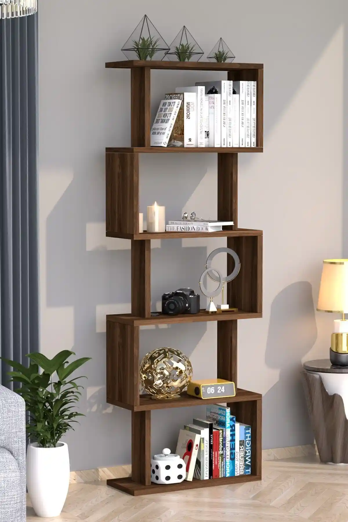 Moonlife Zero Dekoratif Kitaplık Modern Tasarım ve Fonksiyonellik Sunar