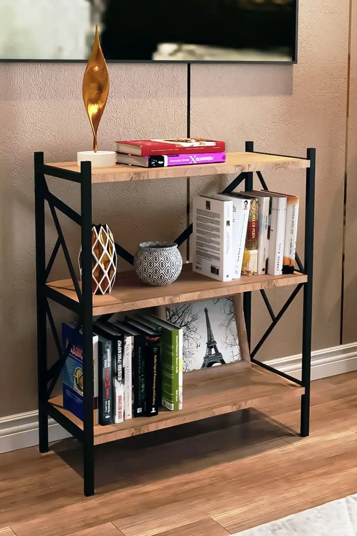 Morpanya Rosec Metal Kitaplık: Modern ve Dayanıklı Tasarım ile Fonksiyonel Depolama Çözümü