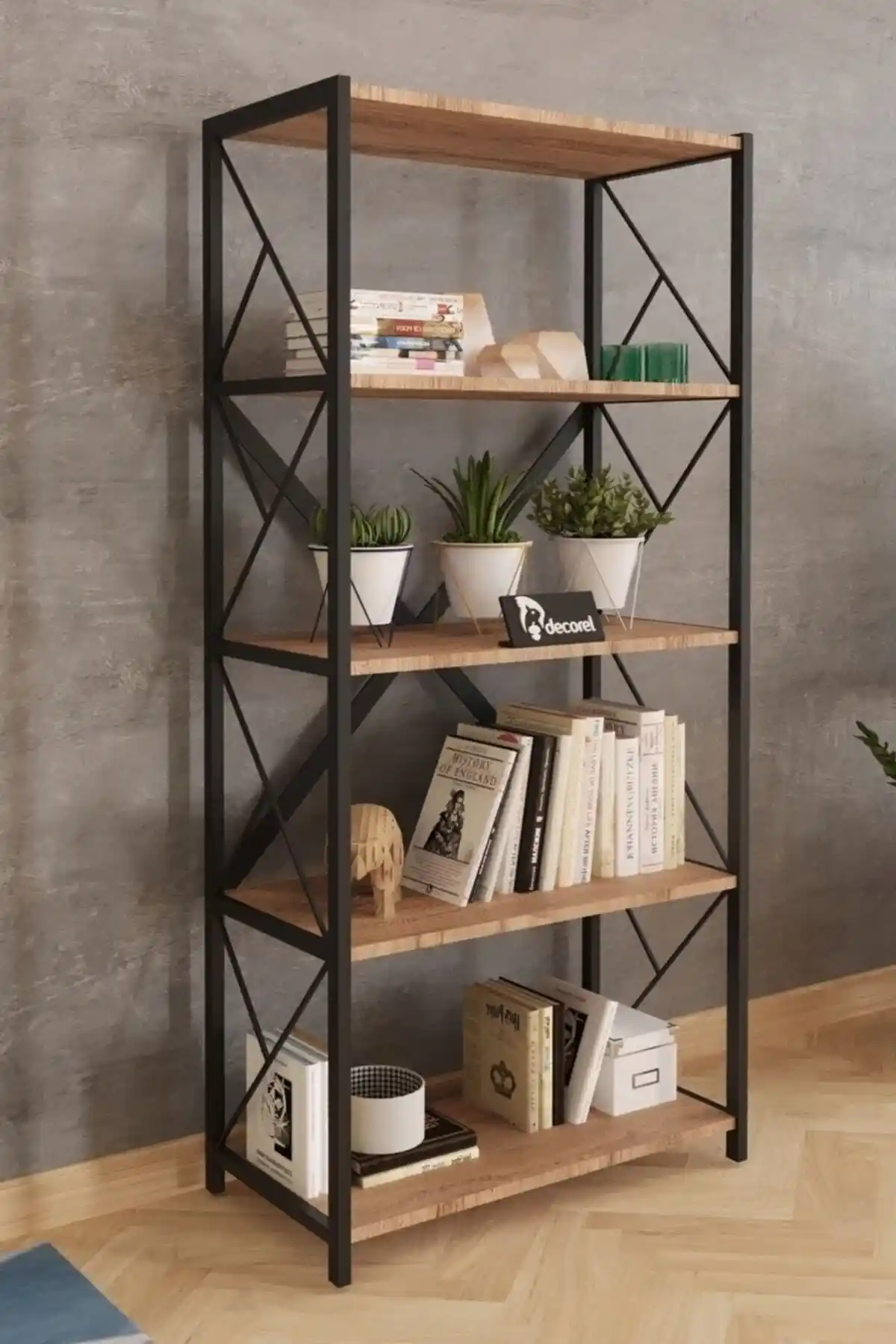 Morpanya Sera Metal Kitaplık: Dayanıklı ve Estetik Çok Amaçlı Depolama Çözümü