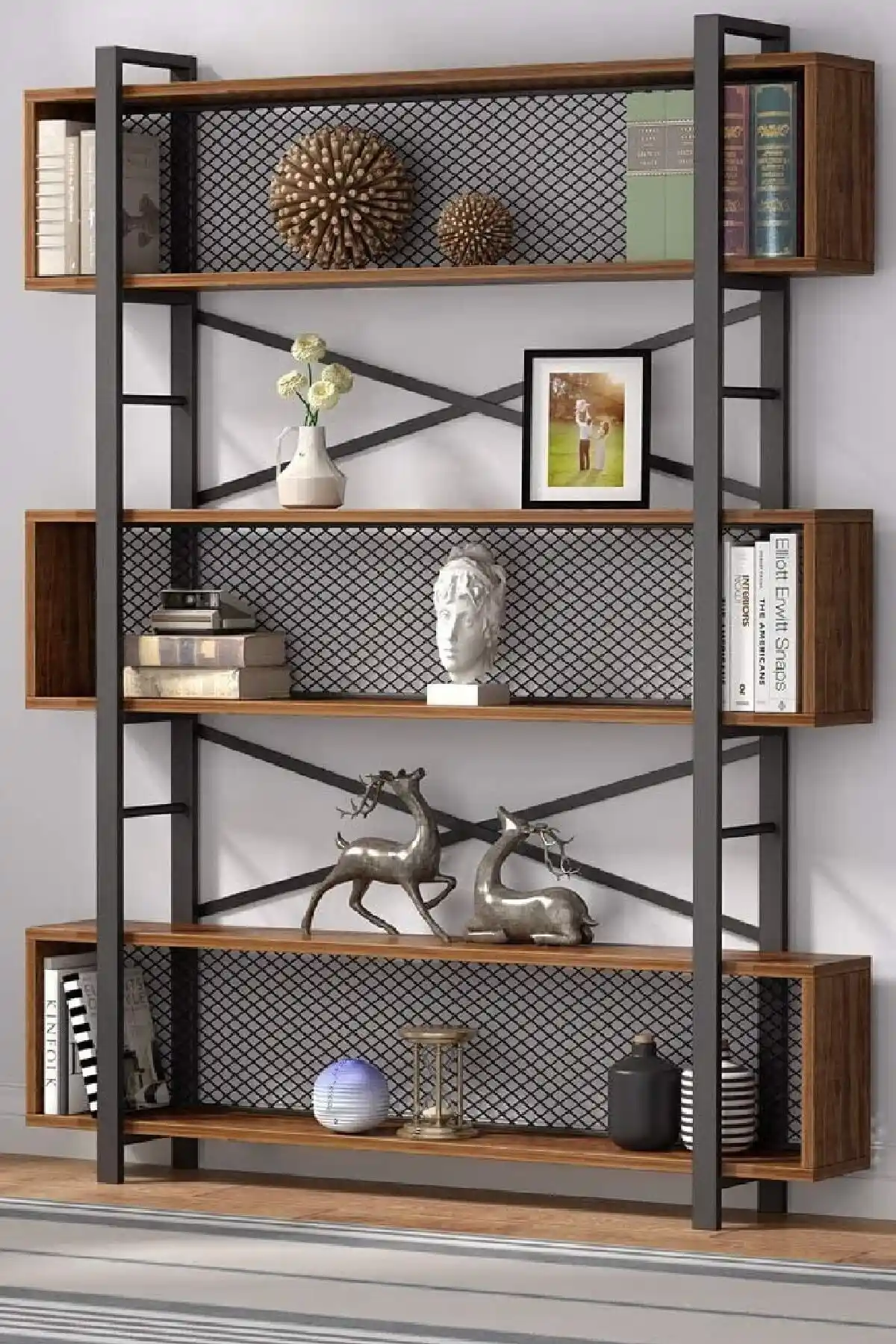 Plus Aksesuar 3 Raflı Endüstriyel Tasarım Raf Kitaplık Özellikleri ve Kullanım İpuçları