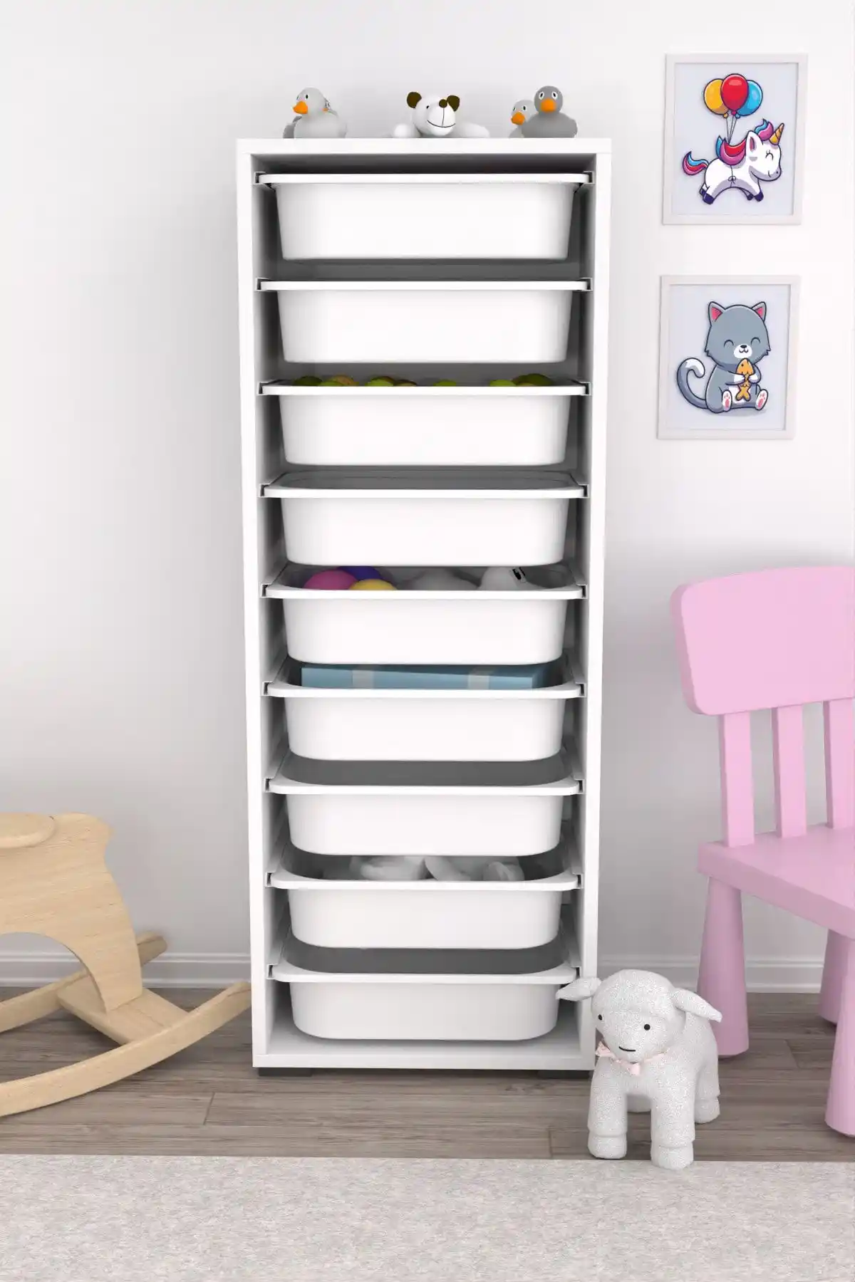 Pratico Çok Amaçlı Mutfak Dolabı: Dayanıklı ve Şık Depolama Çözümü